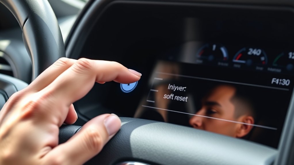 soft reset for infotainment freeze