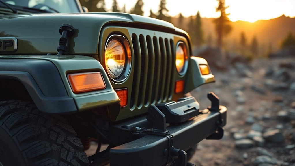 square headlights modernized wrangler s look