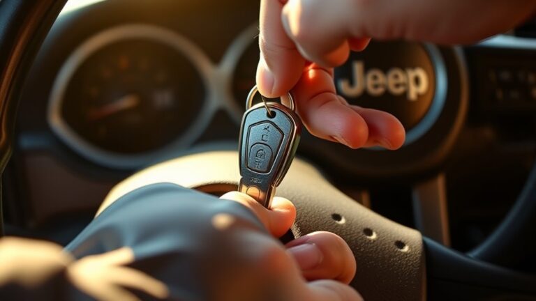 starting jeep cherokee with key