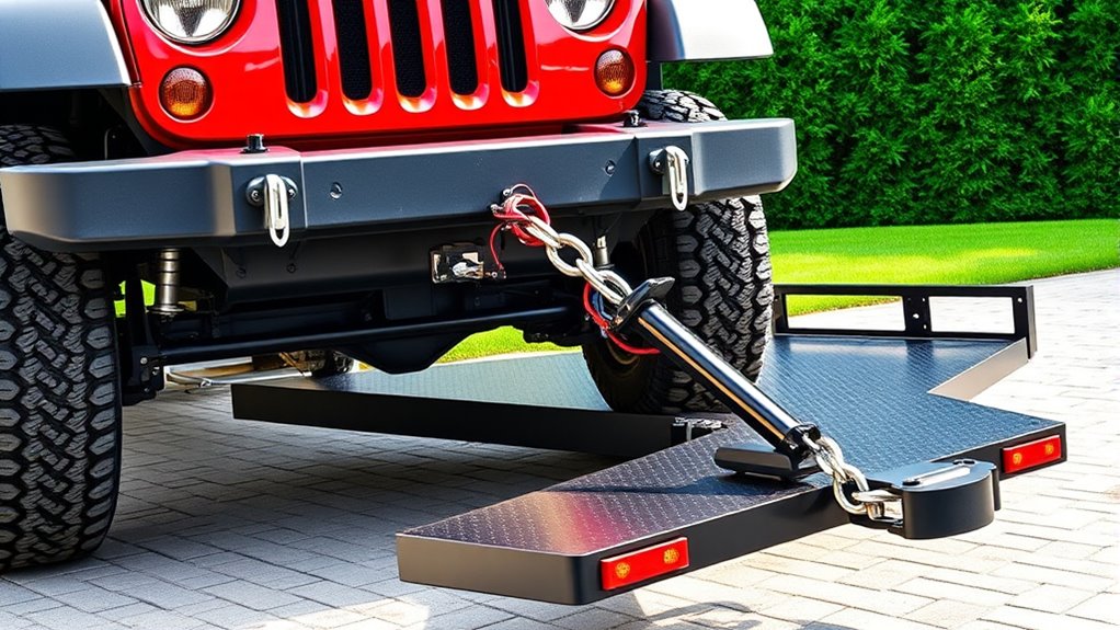 tow setup for flat towing wrangler four words