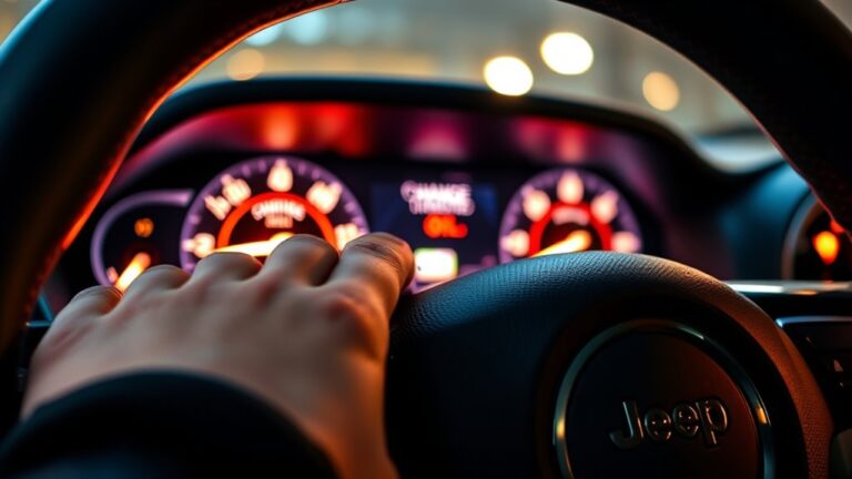 turn off jeep oil light
