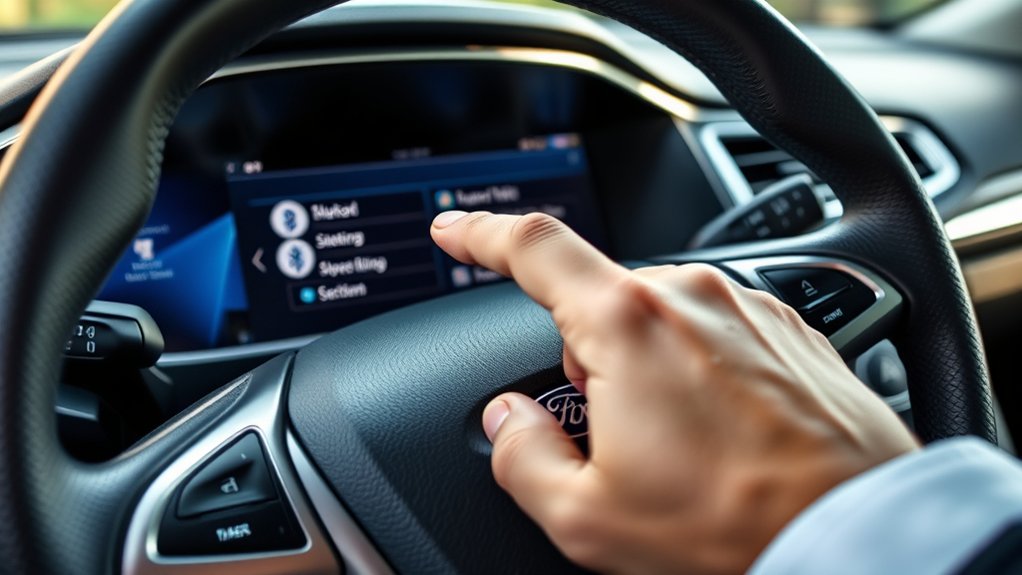 turn on ford fusion bluetooth