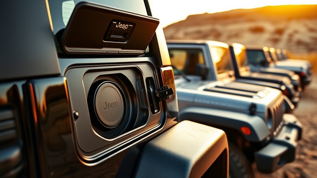 wrangler tank sizes vary by year